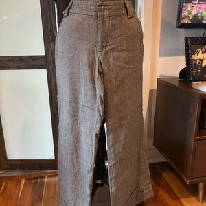 Banana Republic Gray Herringbone Trousers